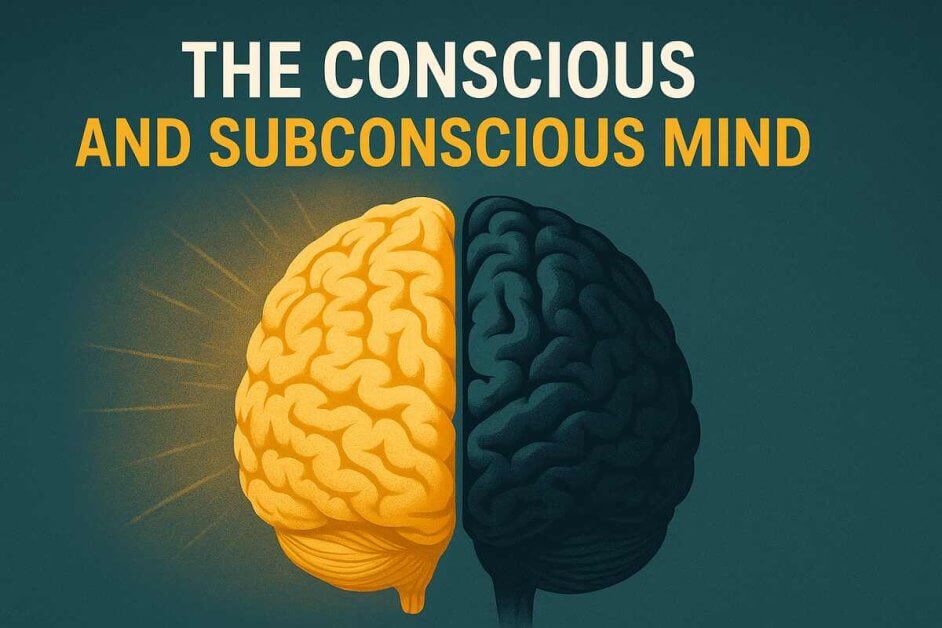 the conscious vs subconscious mind.