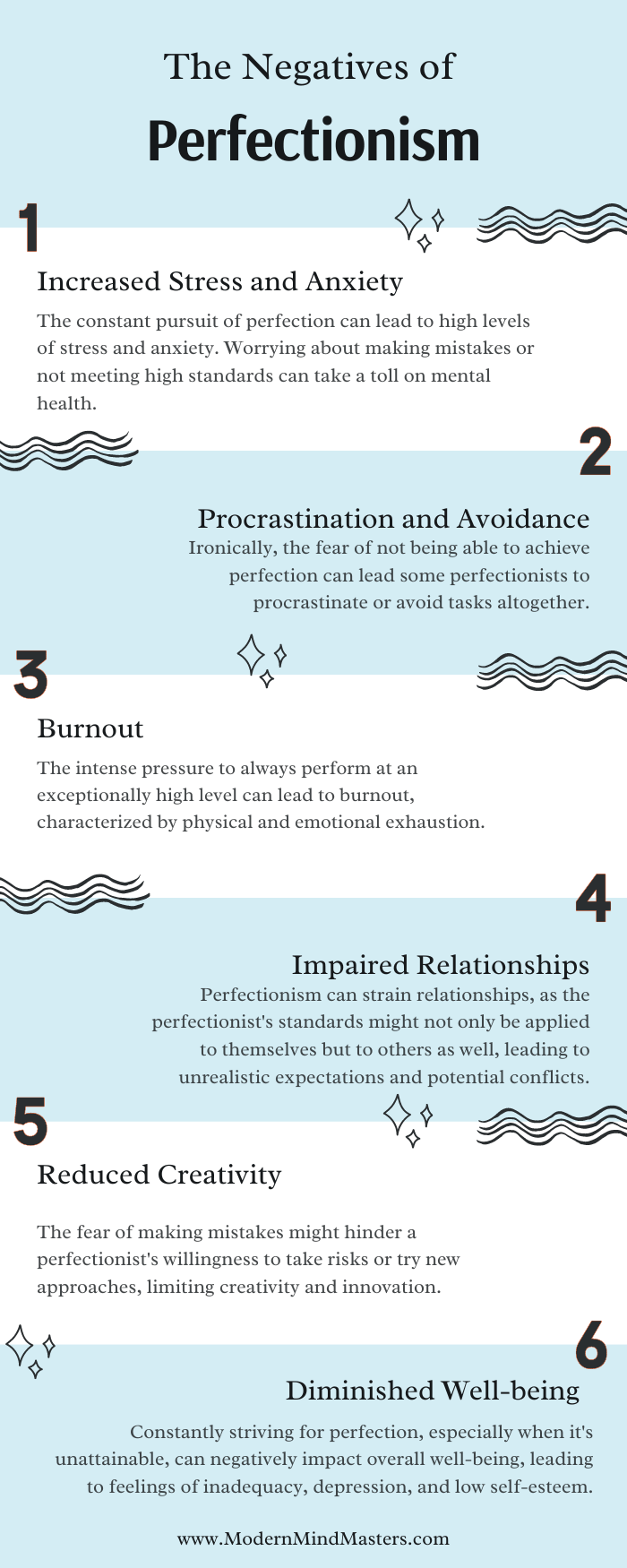 The negative consequences of perfectionism often outweigh the positives