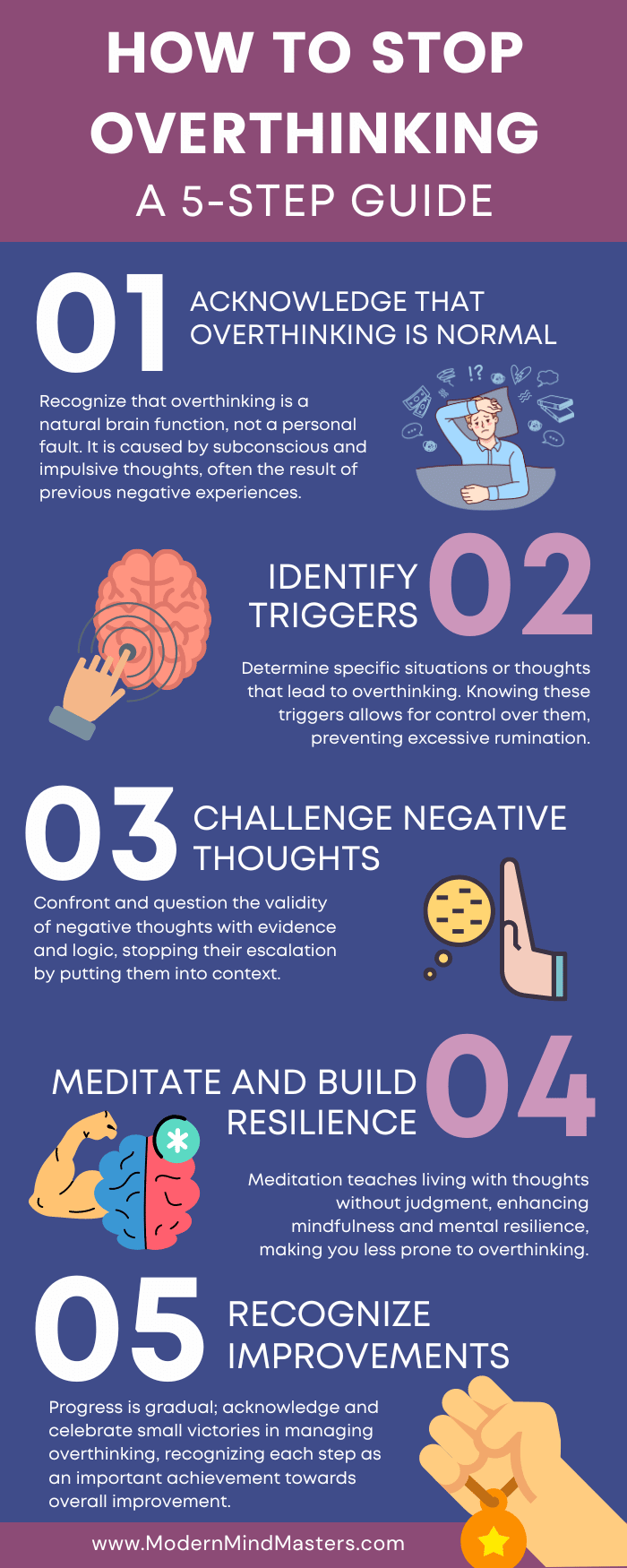 How to stop overthinking in 5 practical steps