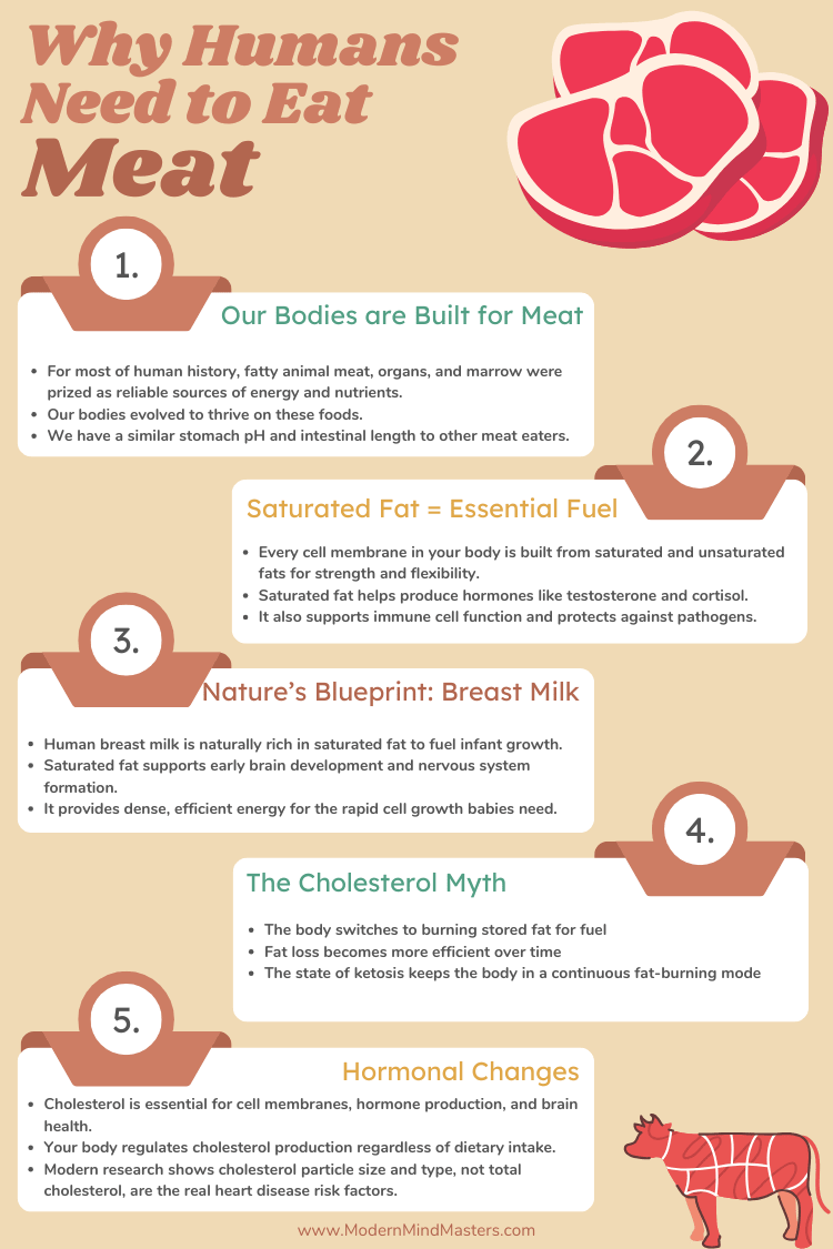 Why Humans Need To Eat Meat