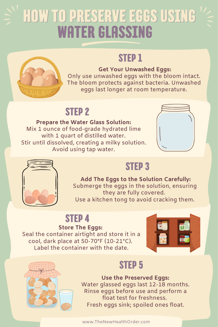 How to Preserve Eggs Using Water Glassing